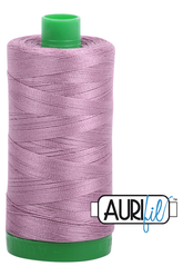 Aurifil Mako 40wt 2-ply Cotton 1000 m 1094 yd. spool - 2566 Wisteria